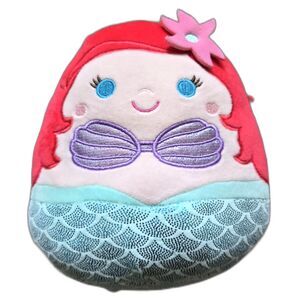 Disney Squishmallows Ariel Plush 8" The Little Mermaid Super Soft Stuffed Toy